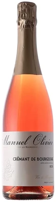 Вино игристое розовое брют Manuel Olivier Brut Rose Cremant de Bourgogne AOC, 0.75 л