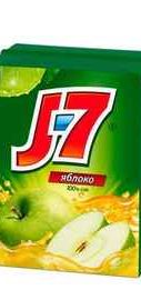 Сок «J7 Зеленое яблоко, 0.2 л»
