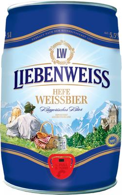 Пиво «Liebenweiss» кегля