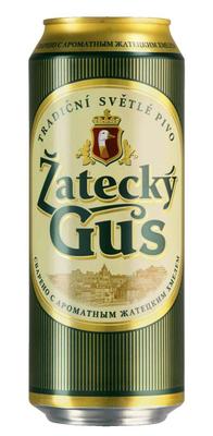 Пиво «Zatecky Gus» в жестяной банке
