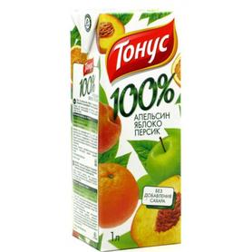 Сок «Тонус Апельсин-Яблоко-Персик»