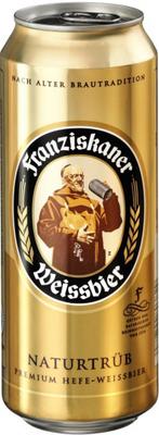 Пиво «Franziskaner» в жестяной банке
