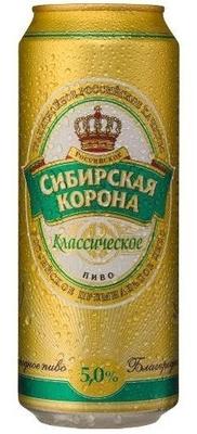Пиво «Сибирская Корона Классическое» в жестяной банке