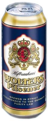 Пиво «Wolters Pilsener» в жестяной банке