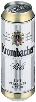 Пиво «Krombacher» в жестяной банке