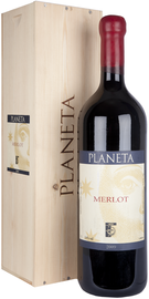 Вино красное сухое «Merlot Planeta, 3 л» 2010 г.