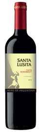 Вино красное полусладкое «Santa Lusita» Вино защищенного географического указания категории ИП региона Мендос