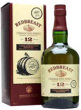 Виски ирландский «Redbreast Cask Strength 12 YO» в подарочной ураковке