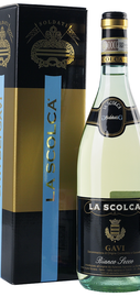Вино белое сухое «La Scolca Gavi dei Gavi» 2014 г. в подарочной упаковке