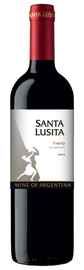 Вино красное сухое «Santa Lusita» вино защищенного географического указания категории ИП региона Мендос