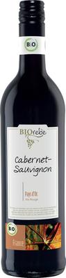 Вино красное сухое «Cabernet Sauvignon BIO» вино защищенного географического указания региона Буш-дю-Рон