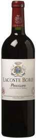 Вино красное сухое «Lacoste-Borie» 2010 г.