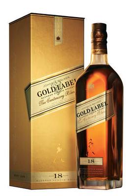 Виски шотландский «Johnnie Walker Gold Label» в подарочной упаковке
