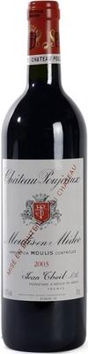 Вино красное сухое «Chateau Poujeaux» 2003 г.