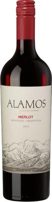 Вино красное сухое «Alamos Merlot» 2012 г.