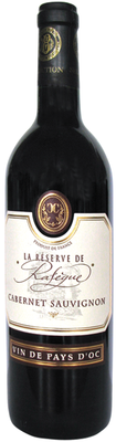 Вино красное полусладкое «Reserve de la Rafegue Cabernet Sauvignon» с защищенным географическим указанием ДОК
