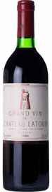 Вино красное сухое «Chateau Latour» 1986 г.