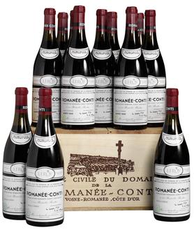 Набор из 12 бутылок красного сухого вина «Set Domaine de la Romanee-Conti Vintage» 2008 г.