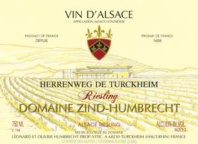 Вино белое сухое «Riesling Herrenweg de Turckheim» 2007 г.