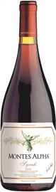 Вино красное сухое «Montes Alpha Syrah» 2010 г.
