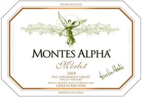 Вино красное сухое «Alpha Merlot» 2009 г.