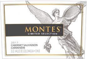 Вино красное сухое «Montes Limited Selection Cabernet Sauvignon Сarmener» 2011 г.