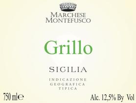Вино белое сухое «Marchese Montefusco Grillo» 2011 г.