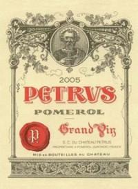 Вино красное сухое «Chateau Petrus» 2005 г.