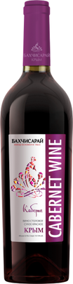 Вино столовое красное сухое «Бахчисарай Каберне»