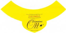 Вино белое сухое «Domaines Ott Clos Mireille Blanc de Blancs» 2010 г.