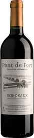 Вино красное сухое «Pont de Fort Bordeaux» 2015 г.