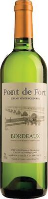 Вино белое сухое «Pont de Fort Bordeaux» 2015 г.
