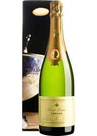 Вино игристое белое брют «Bouvet Ladubay Tresor Saumur Brut» 2010 г., в подарочной упаковке