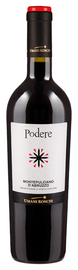 Вино красное сухое «Podere Montepulciano d'Abruzzo, 1.5 л» 2015 г.