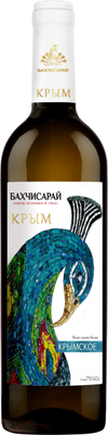 Вино столовое белое сухое «Бахчисарай Крымское»
