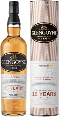 Виски шотландский «Glengoyne 15 Years Old» в тубе