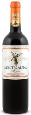 Вино красное сухое «Montes Alpha Malbec» 2012 г.