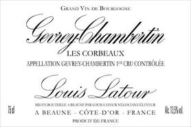 Вино красное сухое «Louis Latour Gevrey-Chambertin 1er cru Les Corbeaux» 2006 г.
