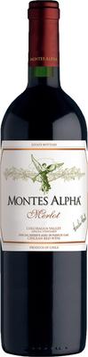 Вино красное сухое «Montes Alpha Merlot» 2012 г.