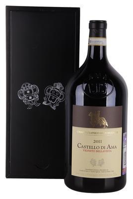 Вино красное сухое «Chianti Classico Gran Selezione Vigneto Bellavista, 3 л» 2011 г. в подарочной упаковке