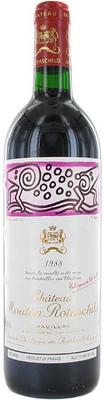 Вино красное сухое «Chateau Mouton Rothschild» 1988 г.