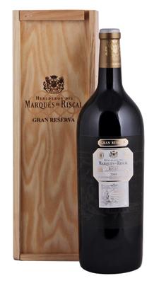 Вино красное сухое «Marques de Riscal Gran Reserva» 2005 г. в подарочной упаковке