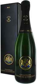 Шампанское белое брют «Barons de Rothschild, 0.75 л» в подарочной упаковке