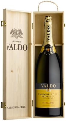 Вино игристое белое брют «Marca Oro Valdobbiadene Prosecco Superiore» в подарочной упаковке