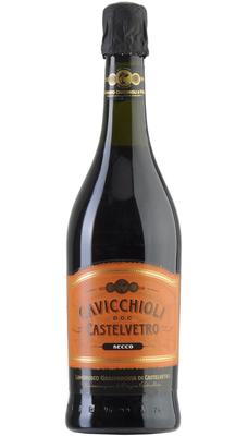 Вино игристое красное брют «Cavicchioli Secco Lambrusco Grasparossa di Castelvetro»