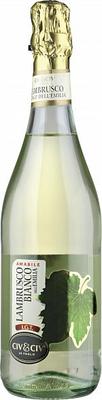Вино игристое белое полусладкое «Le Foglie Lambrusco Bianco di Castelfranco»