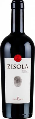 Вино красное сухое «Zisola» 2013 г.