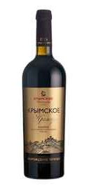 Вино красное полусладкое «Крымское Премиум Каберне»