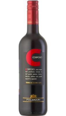 Вино красное полусухое «Folonari Corposo Terre Siciliane» 2013 г.