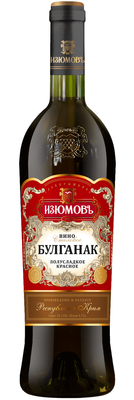 Вино красное полусладкое «Булганак, 0.5 л»